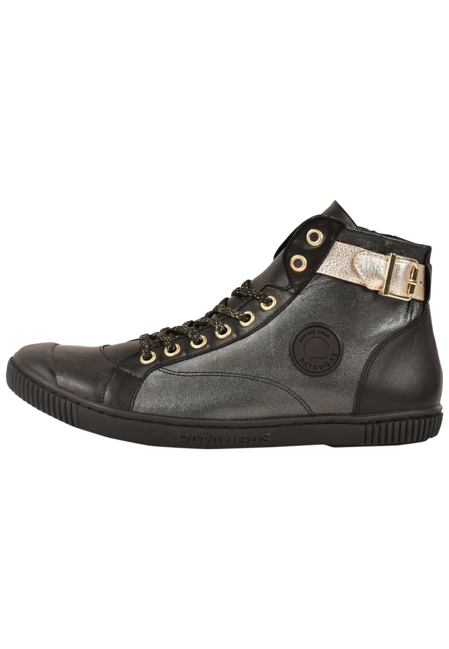 Pataugas Latsa/Mix F4H - Sneakers Alte - Black 1 Pataugas Latsa/Mix F4H - Sneakers Alte - Black