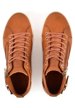 Pataugas Palme F2H - Sneakers Alte - Camel -Scarpe Sconto 9491ab69968642d99a6e9972506b002f