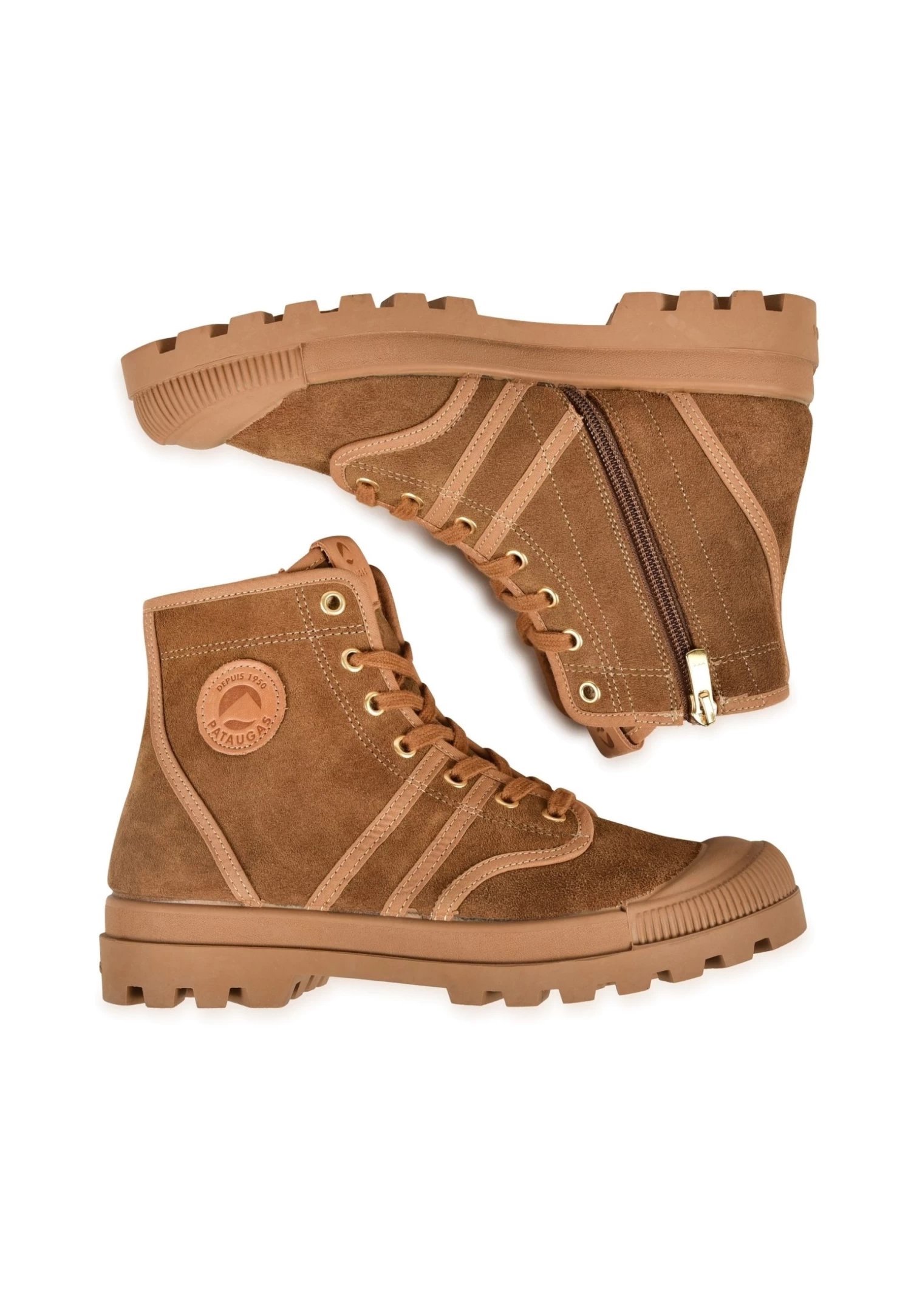 Pataugas Og Zip/Ssh F4HStivaletti StringatiCamel Donna Stivaletti P1011N00M-B11 5 Pataugas Og Zip/Ssh F4HStivaletti StringatiCamel Donna Stivaletti P1011N00M-B11 - immagine 5