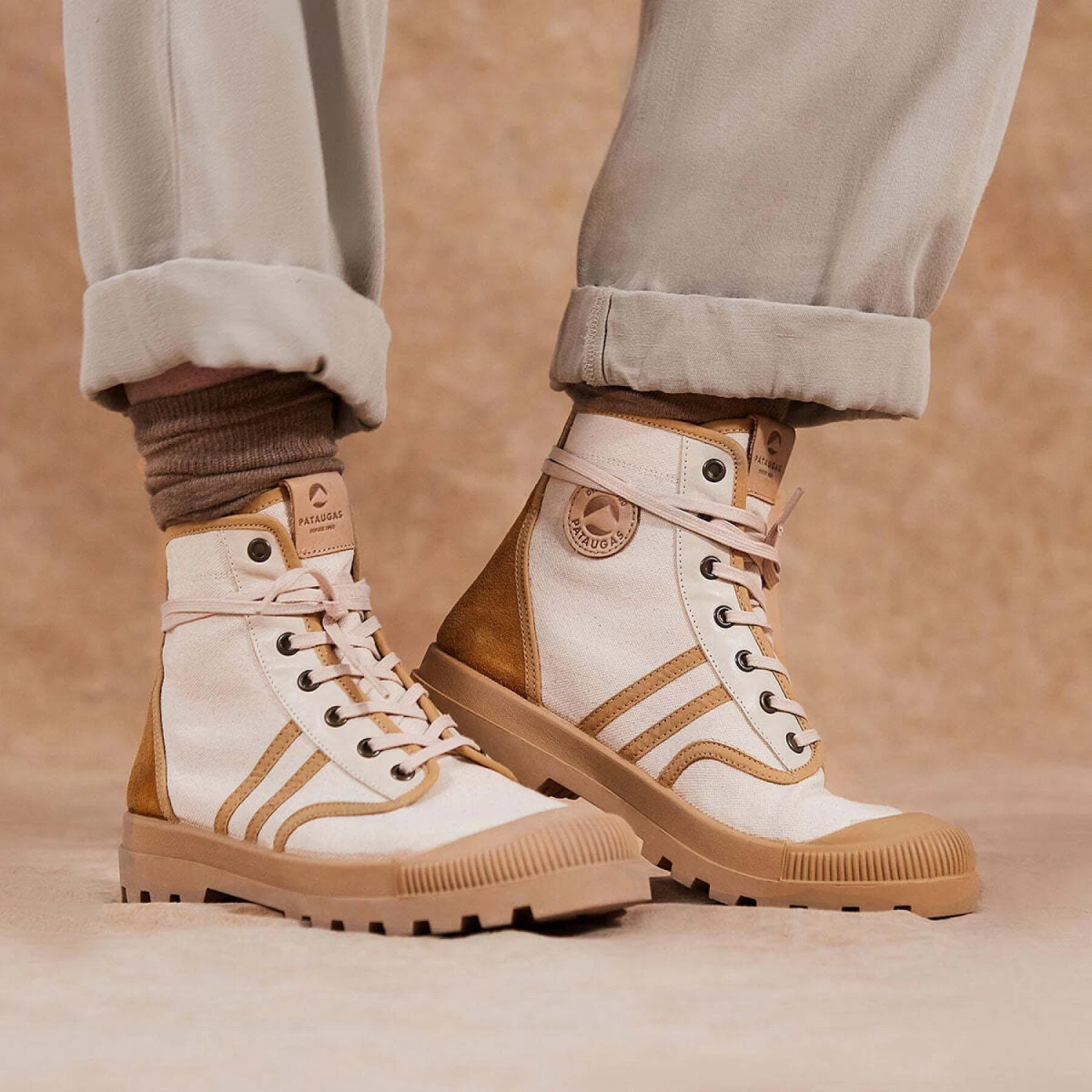 Stivali Da Donna Pataugas OG/M/MIXTC F4H 4 Stivali Da Donna Pataugas OG/M/MIXTC F4H - immagine 4